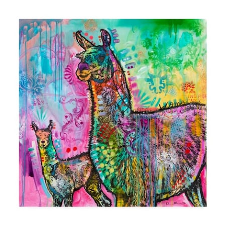 Dean Russo 'Llama' Canvas Art,24x24